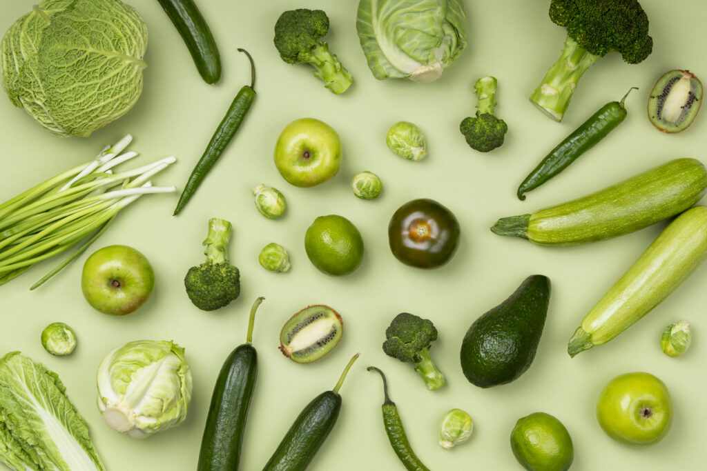 alimentos verdes e benefícios 
